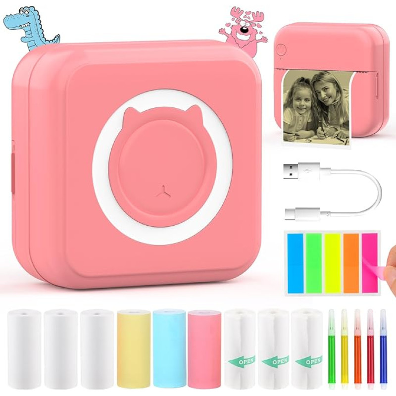 HuiJuKeJi Mini Printer (Pink)
