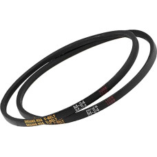 QUARKZMAN 24 colių žingsnio ilgio M-24 pavaros diržas x 2 dalys 3 pramoninėms mašinoms [juoda]