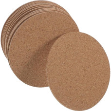 LABRIMP Kaffeeuntersetzer Aus Kork Selbstklebende Rückseite Runde Korkplatten Hitzebeständige Untersetzer Tischsets Aus Kork Isolierpads für Getränke
