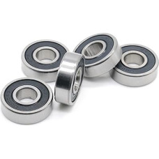 4 vienetai 3801-2RS 12 x 21 x 7 mm dydžio kampinio kontakto rutuliniai guoliai