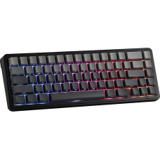 EPOMAKER x Aula F65 mechaninė belaidė klaviatūra, pritaikyta žaidimų klaviatūros tarpinė, keičiama karštuoju būdu, RGB, 