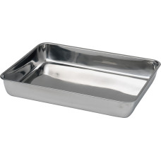 Hendi Chrome steel meat and food tray container 310x240x48mm - 508206