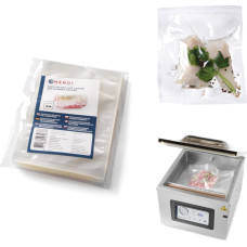 Hendi Sous vide cooking and vacuum chamber packing bags 250x350mm 100pcs.