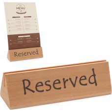 Hendi RESERVED RESERVATION wooden sign - 664308