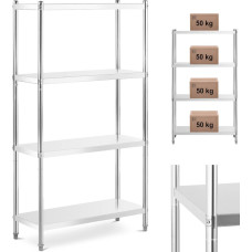 Royal Catering Catering metal storage rack up to 200 kg 100 x 40 x 180 cm