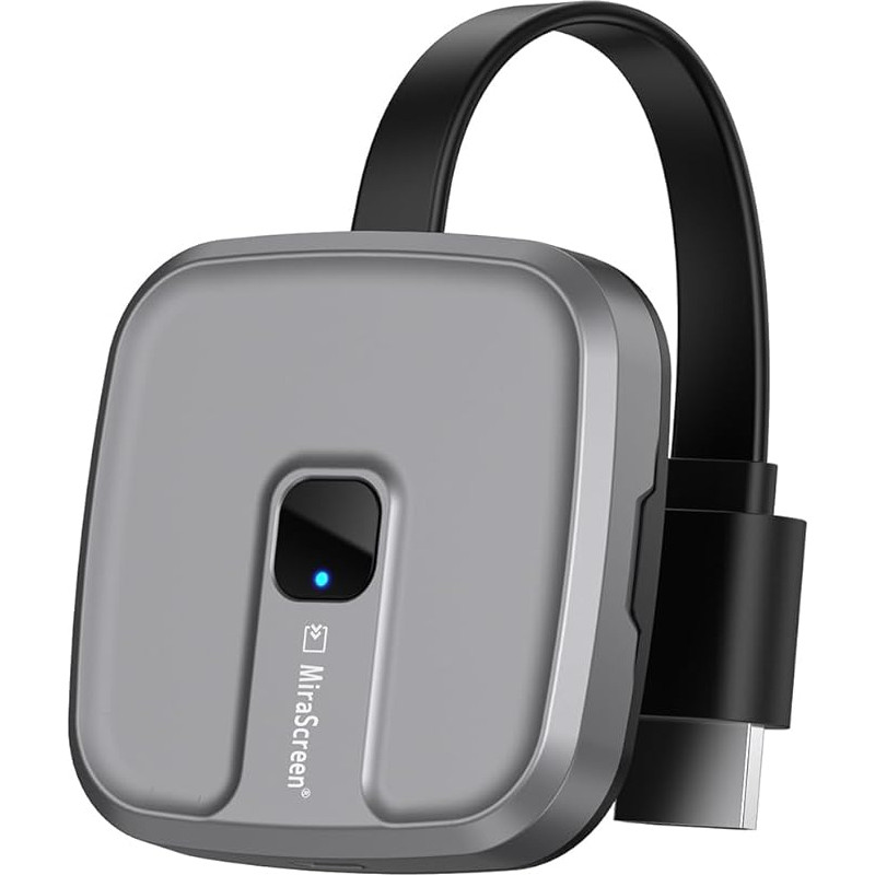 Wireless HDMI Dongle 1080P, Miracast HDMI Display Dongle 2.4/5 GHz Screen Mirroring Display Dongle Compatible with iPhone/Android/Windows/Mac/HDTV/Monitor/Projector, Supports Miracast/DLNA/Airplay