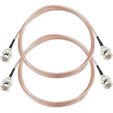 Superbat 3G SDI kabelis 200 cm BNC kabelis 75 Ohm, skirtas fotoaparatams, monitoriams, vedio įrašymo įrenginiams, BMCC vaizdo įrašams, HDMI ilgintuvui, palaiko HD-SDI 3G-SDI 4K SDI vaizdo kabelį, 2 vnt.