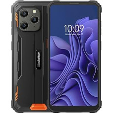 Blackview Outdoor Mobile Phone Without Contract BV5300, ArcSoft® 13MP + 5MP, 4GB + 32GB (1TB Extension), 3 Card Slots, Android 12 Dual SIM IP68 Waterproof Smartphone, 6.1 Inch HD+, 6580 mAh Battery,