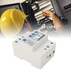 Surge Protector with Self-Recovery AC 230V 1A to 63A Adjustable Over and Under Voltage Protection