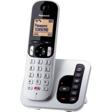 Panasonic KX-TGC260JTS Digital Cordless Phone with Digital Answering Machine, Base Unit and 1 Receiver, Caller ID, Unwanted Call Blocking, Hands-Free Calls, Eco Mode One
