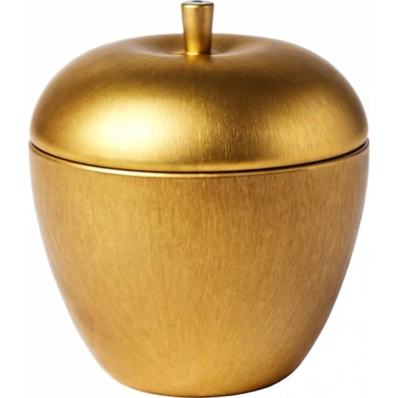 Kvapiosios žvakės obuolio forma, kvepiantys žiemos obuoliai, elegantiška kalėdinė dekoracija, originali kalėdinė žvakė, kalėdinės dovanos, kvapioji žvakė, dekoratyvinės auksinės žvakės, 24 val.