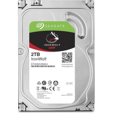 Seagate IronWolf 2 TB, ST2000VN004, internal hard drive, 8.9 cm (3.5 inch), 64 MB cache, 5900 RPM, SATA 6 GB / s
