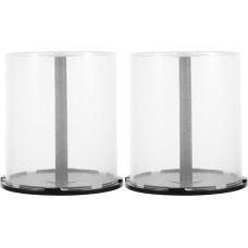 PRETYZOOM CD-Organizer, 2 Stück, kompaktinių diskų tvarkyklė, kompaktinių diskų laikmena, kompaktinių diskų tvarkyklė, kompaktinių diskų tvarkyklė, paprastų albumų laikmena, CD-Koffer, Transportkoffer, DVD, Pp