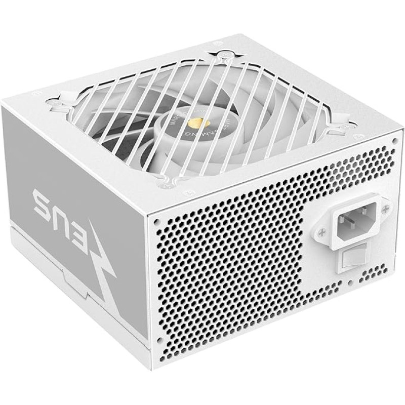 Mars Gaming MPZE750SI, ATX Power Supply 750W, 80 Plus Silver, +87% Efficiency, AI2-RPM, DC-DC and SMD Technologies, Active PFC, Japanese Toshin Kyogo Capacitors 105º, White