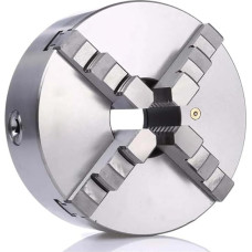 K12-100 mm 4 Zoll Manuelles 4-Backen-Spannfutter mit selbstzentrierender Spannzange