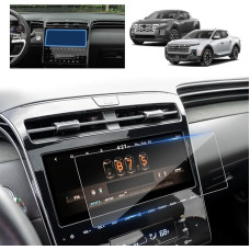 Suderinama su Hyundai Tucson NX4 2021-2024 Navigacijos ekrano apsauga Hyundai Tucson Hybrid PHEV N-Line Limited 10,25 colio grūdinto stiklo ekrano apsauga 9H atspari įbrėžimams