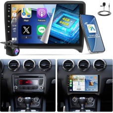 4G + 64G automobilinis radijas su navigacija, skirtas 