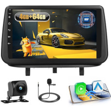4+64G Android Car Radio for Opel Meriva B 2010 2011 2012 2013 2014 2015 2016 2017 with Wireless Carpaly & Android Car, 9 Inch IPS Touch Screen Radio with Bluetooth 5.0/GPS/Reversing Camera/FM