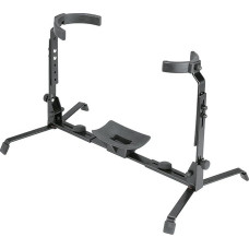 K&M 14940 Tubaständer Schwarz Stahl - Höhe und Breite variabel verstellbar - Für Instrumente mit Kamm geeignet