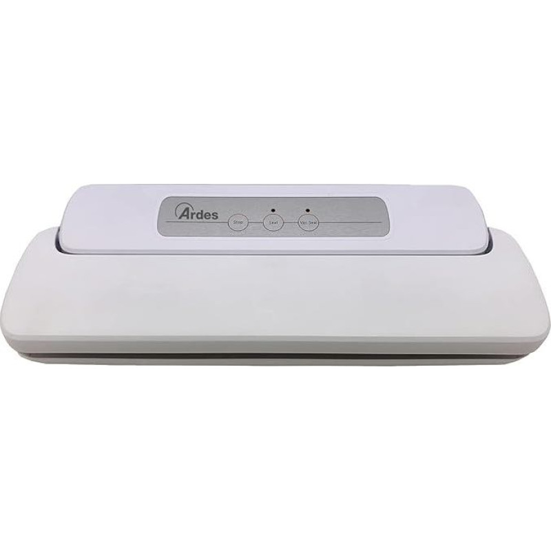 ARDES - AR7V01W Food Piston Vacuum Sealer Professional Food Vacuum Sealer with Bag and Rollers, Max Width 30cm