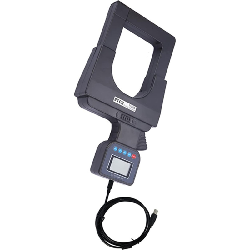 ETCR7100D Digital Clamp Leakage Current Meter with Large Calibre Clamp Fully Automatic Clamping Meter DC 0.0A-2000A AC 0.0A-1000A, Safe and Reliable