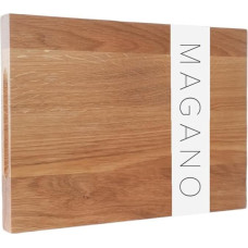 MAGANO ąžuolinė pjaustymo lenta, 36 x 26 x 3 cm, pagaminta Vokietijoje, aukštos kokybės ir ilgaamžė virtuvės lenta, dizainas ir tvirtas apdirbimas profesionalams ir mėgėjams virėjams, ąžuolinė medinė lenta daržovėms ir mėsai