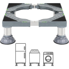Winter Shore Adjustable Mini Fridge & Washing Machine Base - Universal Pedestal Washing Machine, Dryer, Mini Fridge - Robust, with Strong & Non-Slip Steel Feet