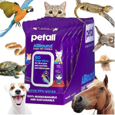 petall AllRound Giant Pet Wipes | 6 x 50 didelių servetėlių gyvūnams augintiniams