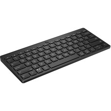 HP 350 Bluetooth Keyboard | Bluetooth 5.2 | 60% Keyboard | Up to 2 Years Battery Life | Battery Operated (AAA) | QWERTZ | Black | Windows, MacOS, iPadOS, ChromeOS, Android and iOS Compatible