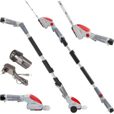 IKRA IGBS 1210 F Cordless Telescopic Grass Shears and Shrub Shears Including Battery and Charger, Knife Made in Germany