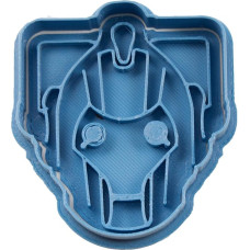 Cuticuter Doctor Who Cybermen Cookie Cutter, mėlyna, 8 x 7 x 1,5 cm