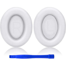 Ruikdly Replacement Ear Pads for Bose QuietComfort 35 ii Professional Ear Pads Original Ear Cushions Compatible with Bose QC35 ii QC35 QC25 QC15 QC2 AE2 AE2i AE2w Circumaural Over-Ear Headphones White