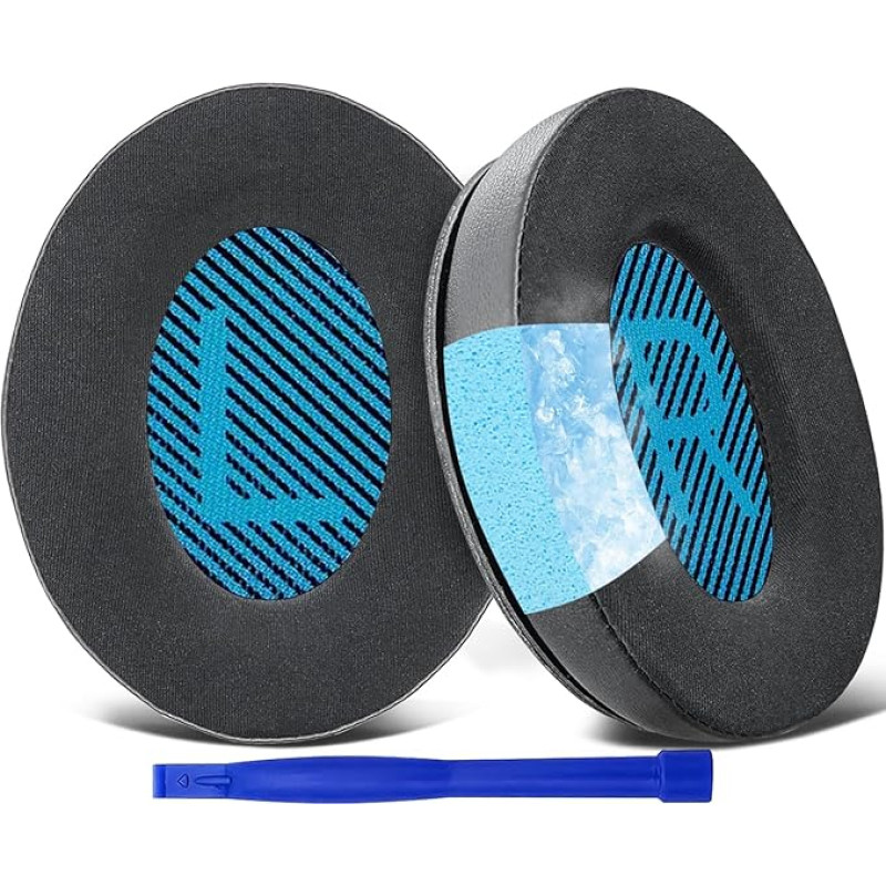 SoloWIT® Cooling Gel Replacement Ear Pads Pads for Bose Headphones, Replacement Pads for QuietComfort 15 QC15 QC25 QC2 QC35/Ae2 Ae2i Ae2w/SoundTrue & SoundLink Around-Ear