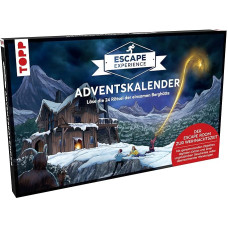 TOPP Escape Experience Advent Calendar - The Lonely Mountain Hut: Puzzles for 24 Days - with Mysterious Objects and Digital Extras - from 10 Years