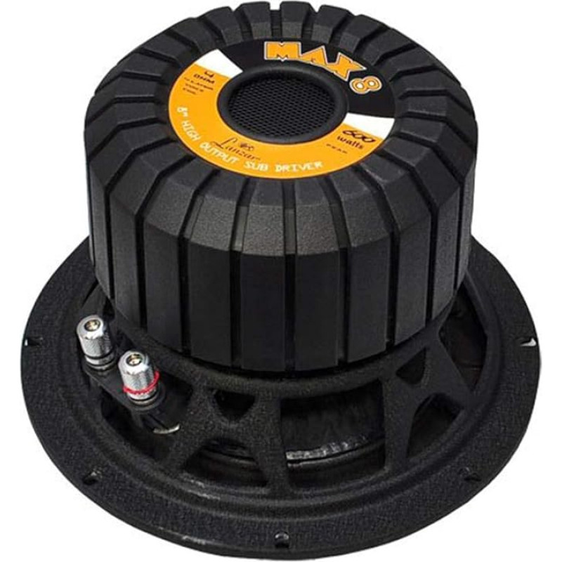 Lanzar MAX8 8'' 600 Watt Subwoofer Driver for Small Enclosures