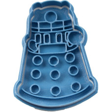 Cuticuter Doctor Who Dalek Cookie Cutter, Blue, 8 x 7 x 1.5 cm