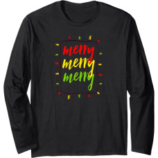 Merry Christmas And Happy New Year Celebration Langarmshirt