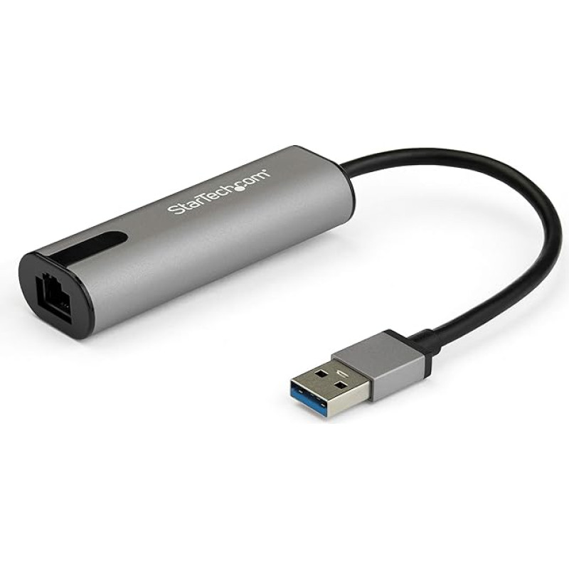 StarTech.com 2.5GbE USB-A to Network Adapter - USB-A 3.0 2.5/1Gbps Multi-Speed Gigabit NIC - USB 3.1 Laptop to RJ45/LAN - Lenovo X1 Carbon, HP EliteBook/ZBook (US2GA30)