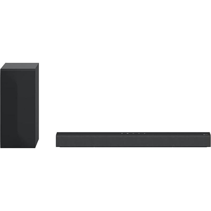 LG DS60Q 2.1 Soundbar (300W) with Wireless Subwoofer (HDMI, Bluetooth), Black