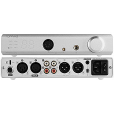 Topping A90 Discreet Headphone Amplifier 4 Pin XLR 4.4 Balanced NFCA Fully Discreet Balanced Amplifier 9800mW x 2 Output Power 2 Gain Settings Silver