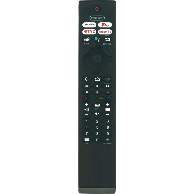 ALLIMITY SRC-4526 Voice Remote Control Replacement for Philips 4K OLE TV 65OLED805/12 65OLED855/12 65OLED856/12 65PUS8505 65PUS8545/12 65PUS9435/12 75PUS8807 12 43 PUS8505 50PUS8505 58PUS8545