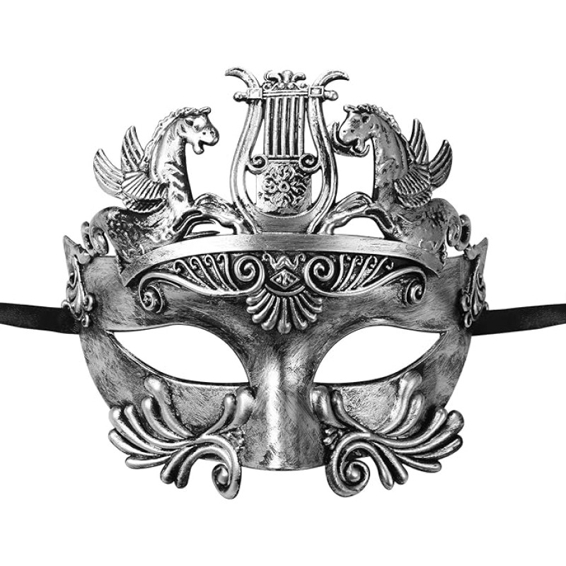 Cupimatch Masks Costume Men's Masquerade Mask: Masquerade Mask Vintage Greek and Roman Soldiers Festival Holiday Party Dress for Men