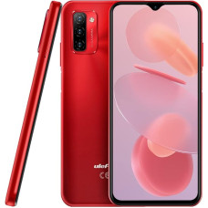 Ulefone Note 12P Smartphone without Contract, 7700 mAh Solid Battery Dual SIM 4G Mobile Phone, 6.82 Inch HD+, 4GB + 64GB, 3 Card Slot Design, Android 11, 13MP Triple Camera, Face Unlock GPS Red