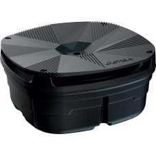 ETON Res 12 Flat Spare Wheel Active Subwoofer, Active Bass Box Equipped with 30 cm / 12 Inch Woofer and 500 Watt Amplifier, Plug & Play Installation Also in Spare Wheel