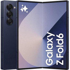 Samsung Galaxy Z Fold6 AI Smartphone, Simlock-Free Mobile Phone without Contract, 512 GB Memory, 50 MP Camera, Large Display, Long Battery Life, Navy