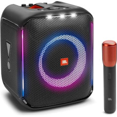 JBL PartyBox Encore Essential Portable Indoor and Outdoor Party Speaker with Built-in Lights, IPX4 Splash-Proof Design, Deep Bass and 10 Hours Playtime, Black