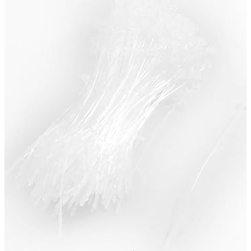 sourcing map 500 PCS Kabelbinder Snap Lock Pins Loop Preis Verschluss 7,6 cm 80 mm White