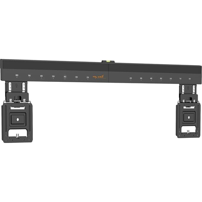 Mywall TV Wall Mount HE7-2L for Flat Screens 43-100 Inches, TV Mount for Wall, Load up to 75 kg, Universal TV Mount Ultra Slim, Wall Mount TV 9.5 mm Distance from Wall