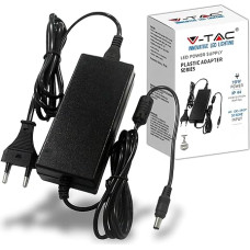 V-TAC Power Supply 12V 78W 6.5A with Jack 2.1 for Cameras, LED Strip, Modem 12V Plug & Play with Power Plug for Displays, Electronic Devices - Input AC 100-240V
