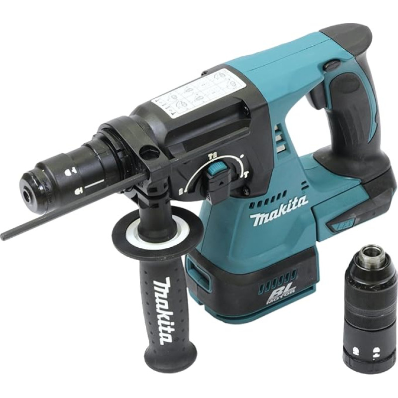 Makita DHR243RMJ Cordless Combi Drill 18V/4.0Ah 2 Batteries and Charger in Makpac, multicolour, DHR243Z